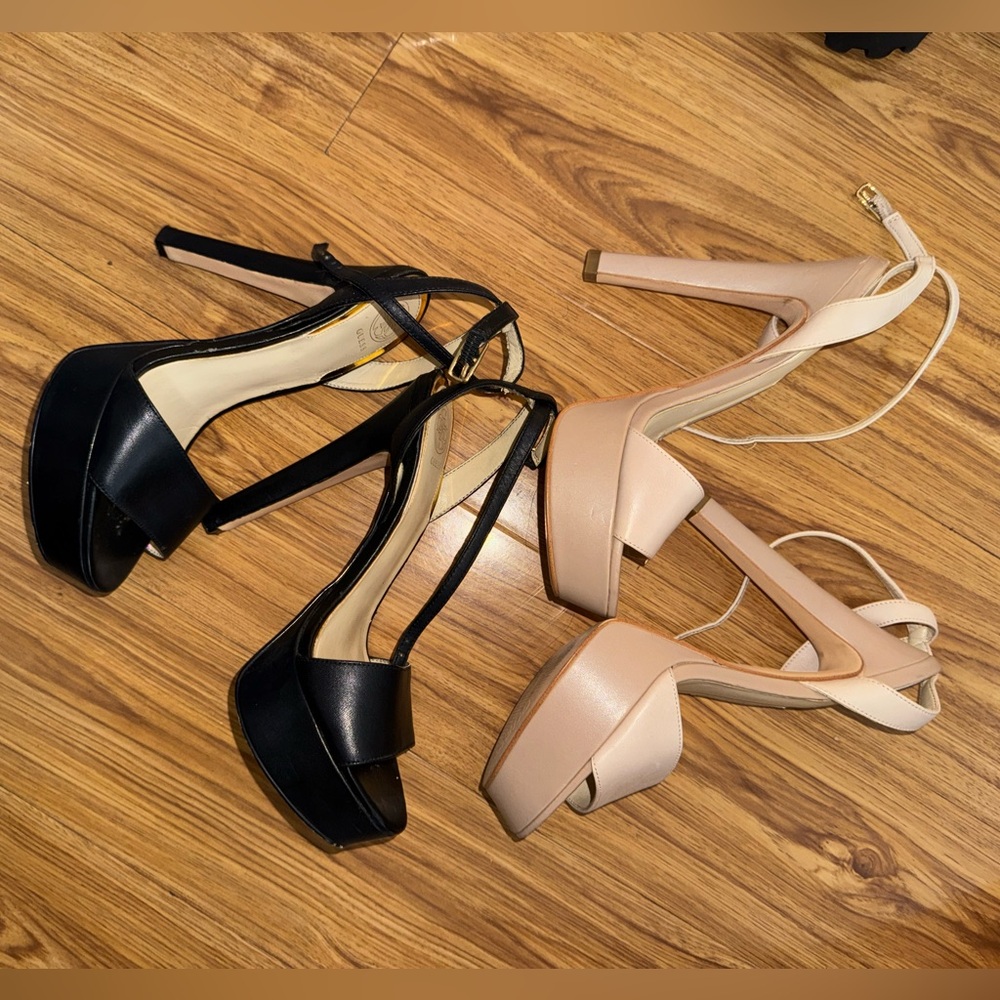 Guess Elegant Black Platform Heels - Picture 8 of 8